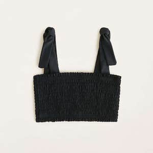 Mango Ruched Bikini Top