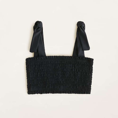 Mango Ruched Bikini Top