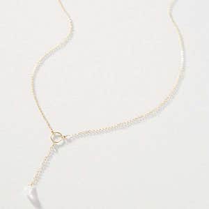 Anthropologie Kozakh Moon Lariat Necklace