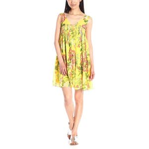 Plenty by Tracy Reese Smocked Flyaway Dress