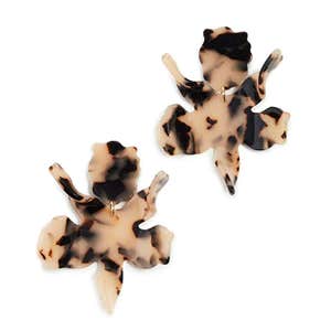 Lele Sadoughi Paper Lily Earrings