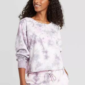 Colsie Tie-Dye Lounge Sweatshirt