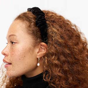 J.Crew Scrunchie Headband In Velvet