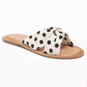 Old Navy Knotted-Twist Slide Sandals
