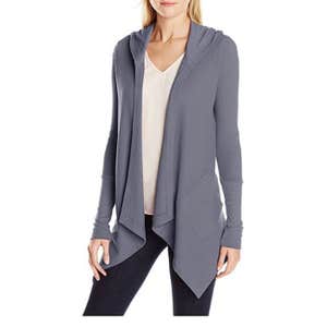 Splendid Thermal Wrap Hooded Cardigan