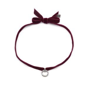 Dannijo Vix Velvet Choker Necklace