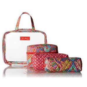 Vera Bradley 4 Piece Cosmetic Organizer