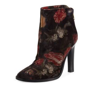 Joie Blayze Floral Velvet Bootie