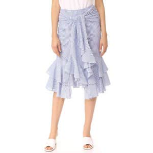 WAYF Quinn Ruffle Skirt