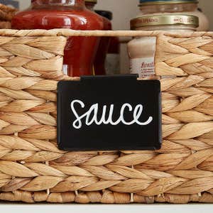 Black Bin Clip Labels Pack Of 3