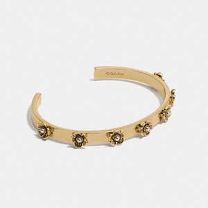 Coach Ditsy Willow Floral Open Cuff