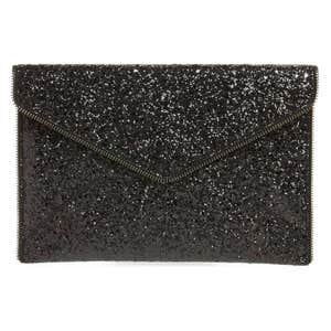 Rebecca Minkoff Leo Glitter Clutch