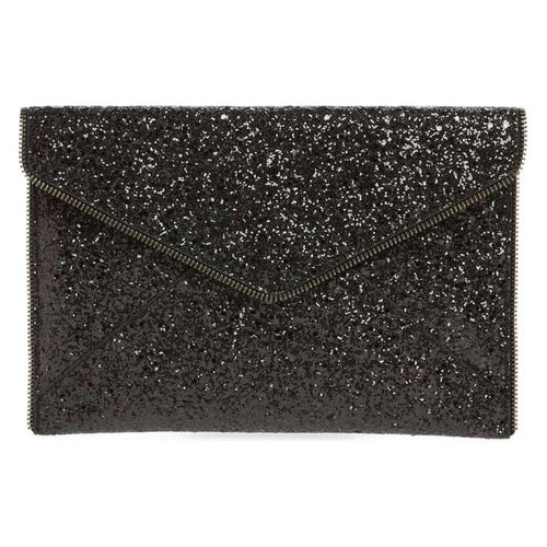 Rebecca Minkoff Leo Glitter Clutch