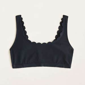 Mango Scalloped Bikini Top