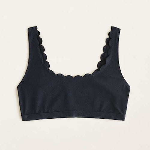 Mango Scalloped Bikini Top