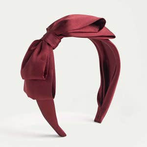 J.Crew Satin Bow Headband